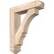 Ekena Millwork Balboa Arts and Crafts Smooth Bracket w/ Offset Brace, Douglas Fir, 5 1/2"W x 22"D x 26"H BKT0604X22X26BOA03SDF - alternate 1